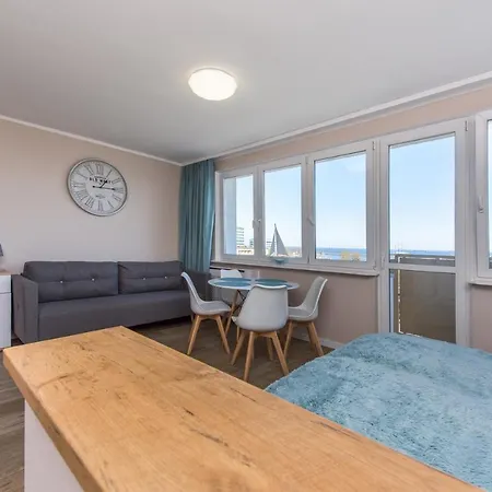 아파트 Avis - Skwer Kosciuszki 34a 그디니아